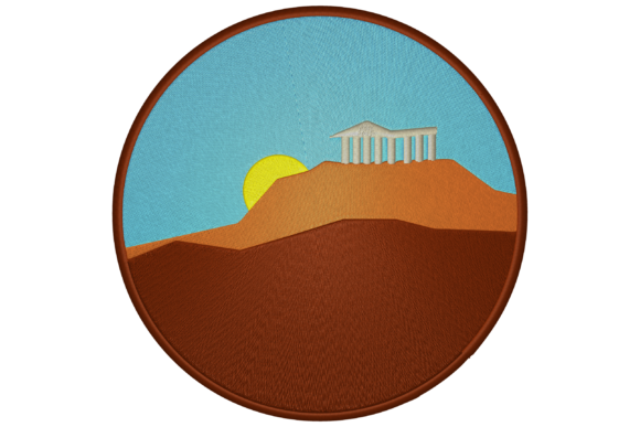 Athens Landscape Embroidery Design Review for Small Business Use