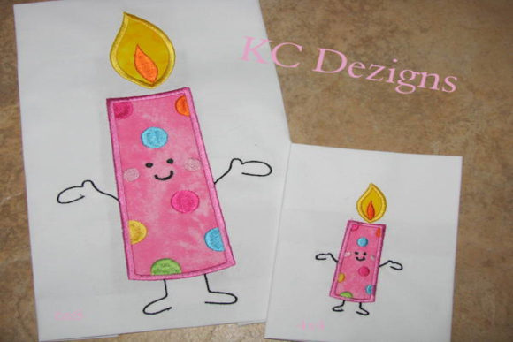 Birthday Candle Character Embroidery Review
