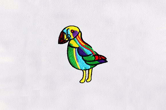 Colorful Parrot Embroidery Design Review for Small Business Use