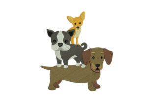 Dogs Puppies Embroidery Design Review for Real Projects
