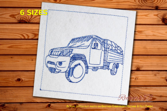 Farm Truck Bluework Embroidery Review for Boutique Apparel