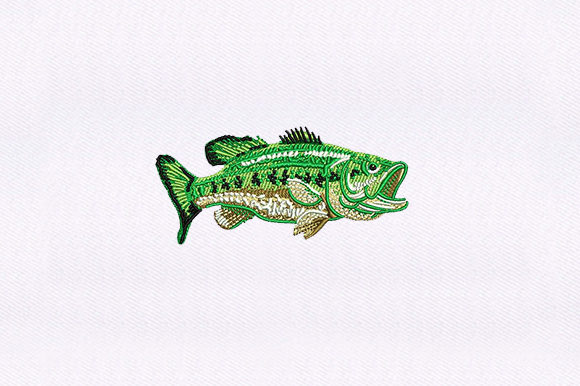Largemouth Bass Embroidery Design Review
