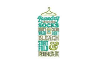 Laundry Room Subway Art Hanger Embroidery Design Review