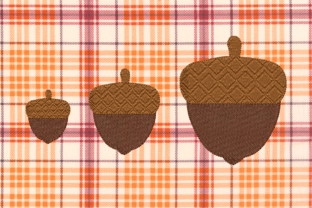 Mini Acorn with Textured Cap Embroidery Design Review