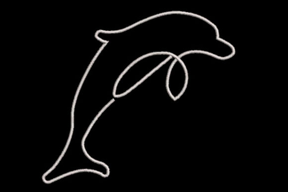 Minimalistic One Line Dolphin Review
