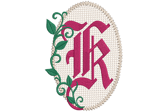 Olde English Monogram Letter K Embroidery Review