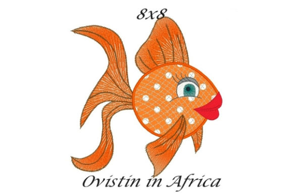 Orange Sassy Applique Fish Review