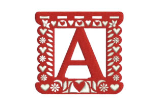 Papel Picado Alphabet A Review for Boutique Sweatshirts