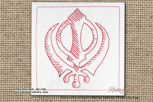 Sikhism Khanda Embroidery Design Review for Seasonal Projects