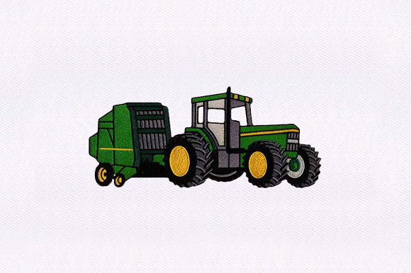 Tractor Swather Embroidery Design Review for Real Projects