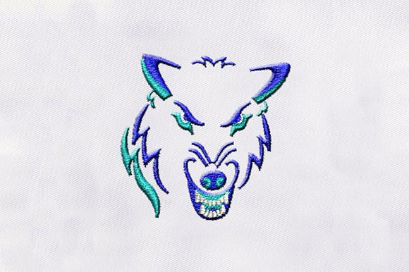 Wolf Outline Embroidery Design Review for Boutique Sweatshirts